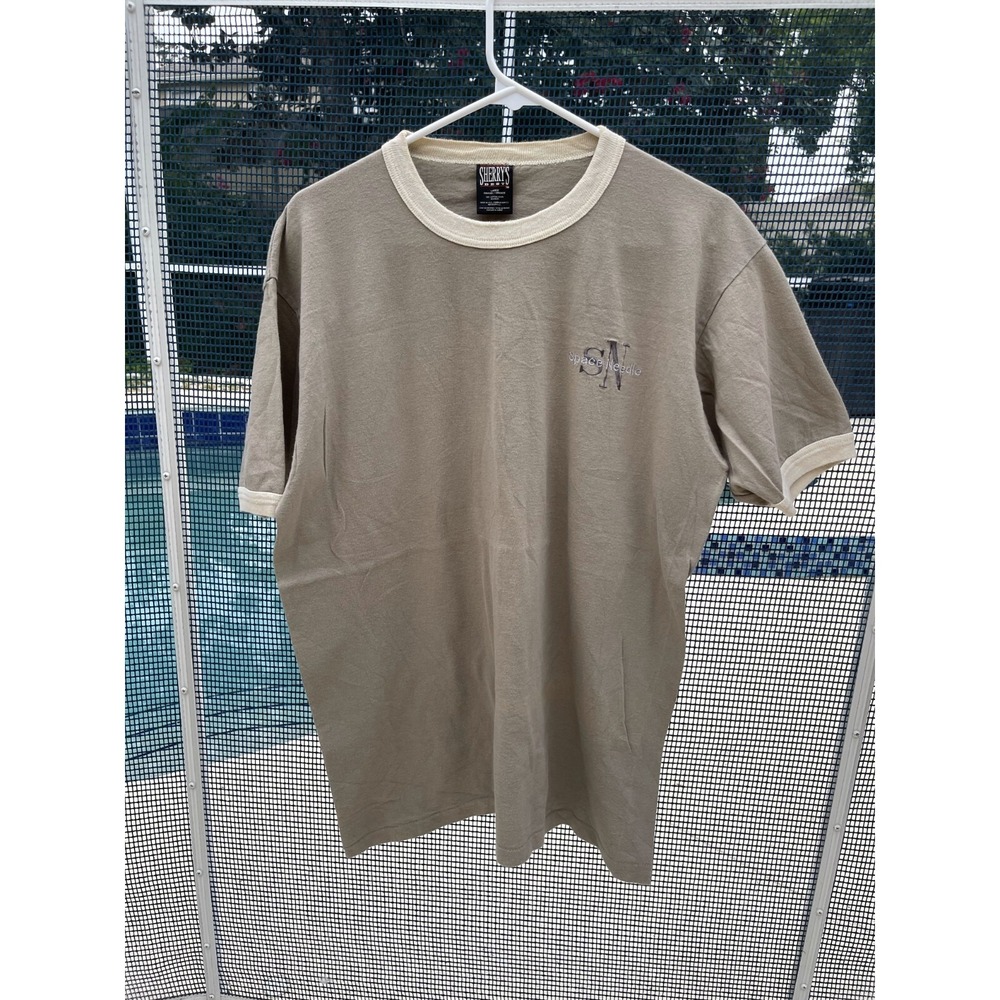 Sherry's Best Space Needle Men's Crew Neck Short Sleeve T-Shirt Size Large